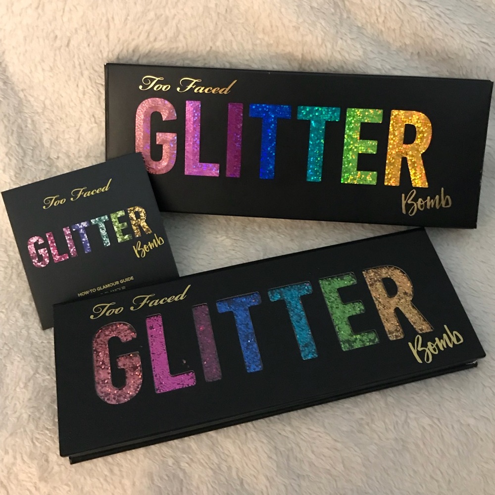BNIB Too Faced Glitter Bomb Palette